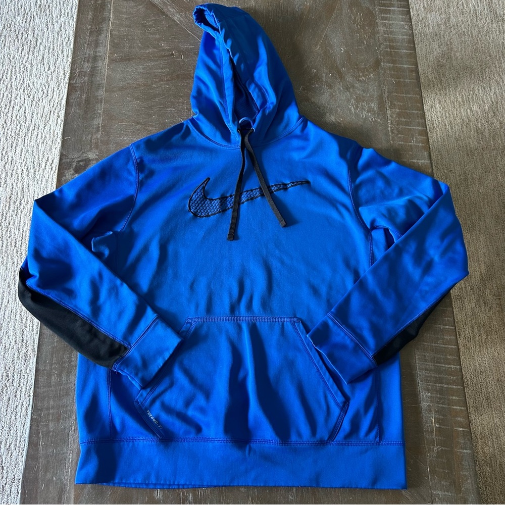 Nike Royal Blue Hoodie with Black Details